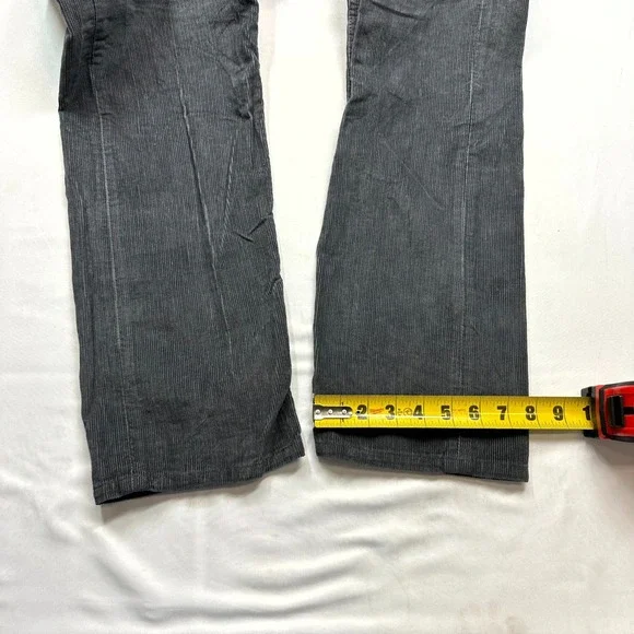Patagonla Straight Pants Mens Size 32x32 Gray Cotton Corduroy 5-Pocket Outdoor
